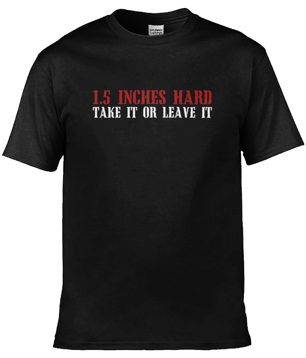 1.5 Inches Hard Text Tee