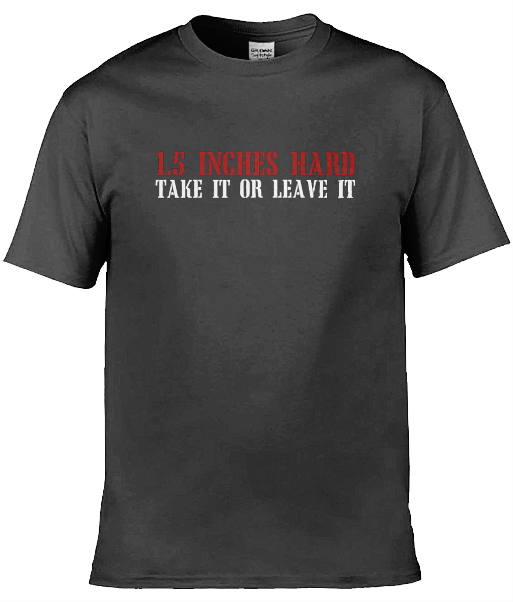 1.5 Inches Hard Text Tee