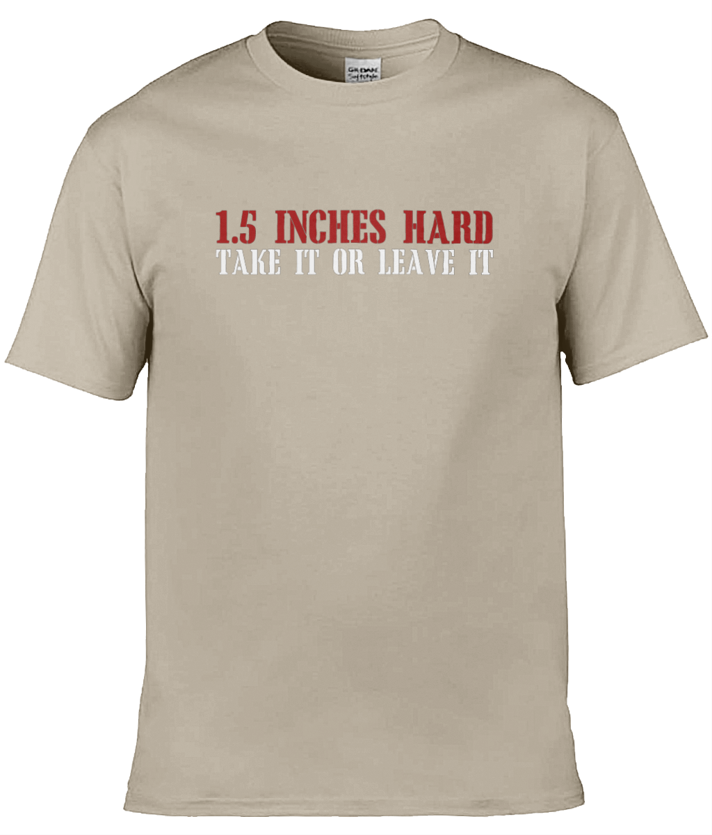 1.5 Inches Hard Text Tee