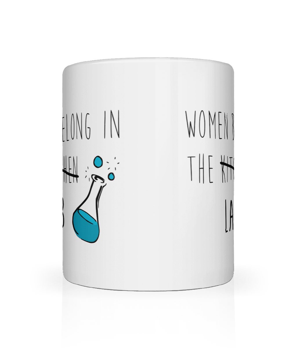 Women Belong In The Lab Mug