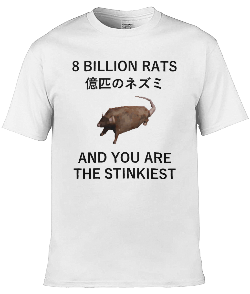 8 Billion Rats Graphic Tee
