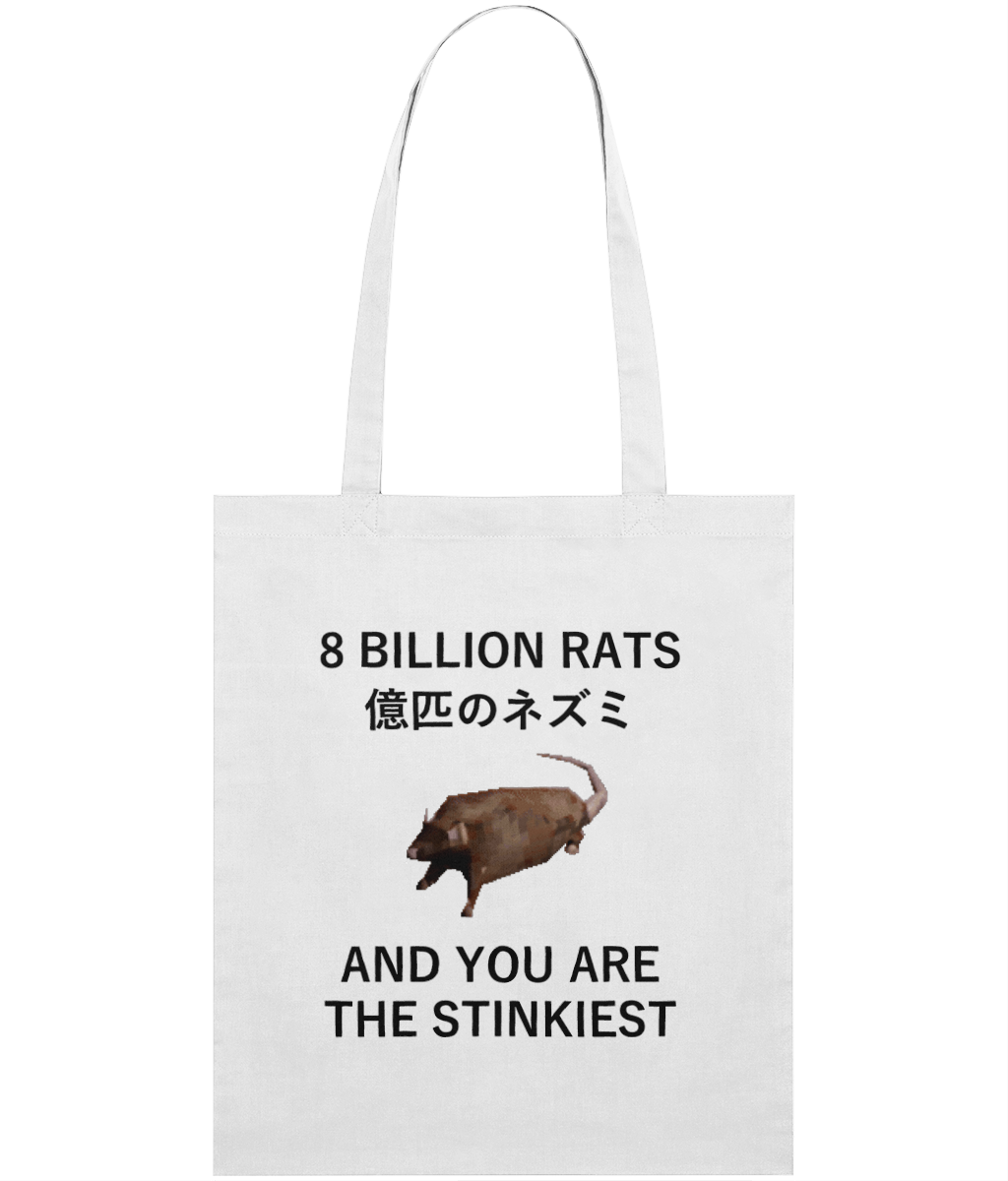 8 Billion Rats Graphic Tote Bag