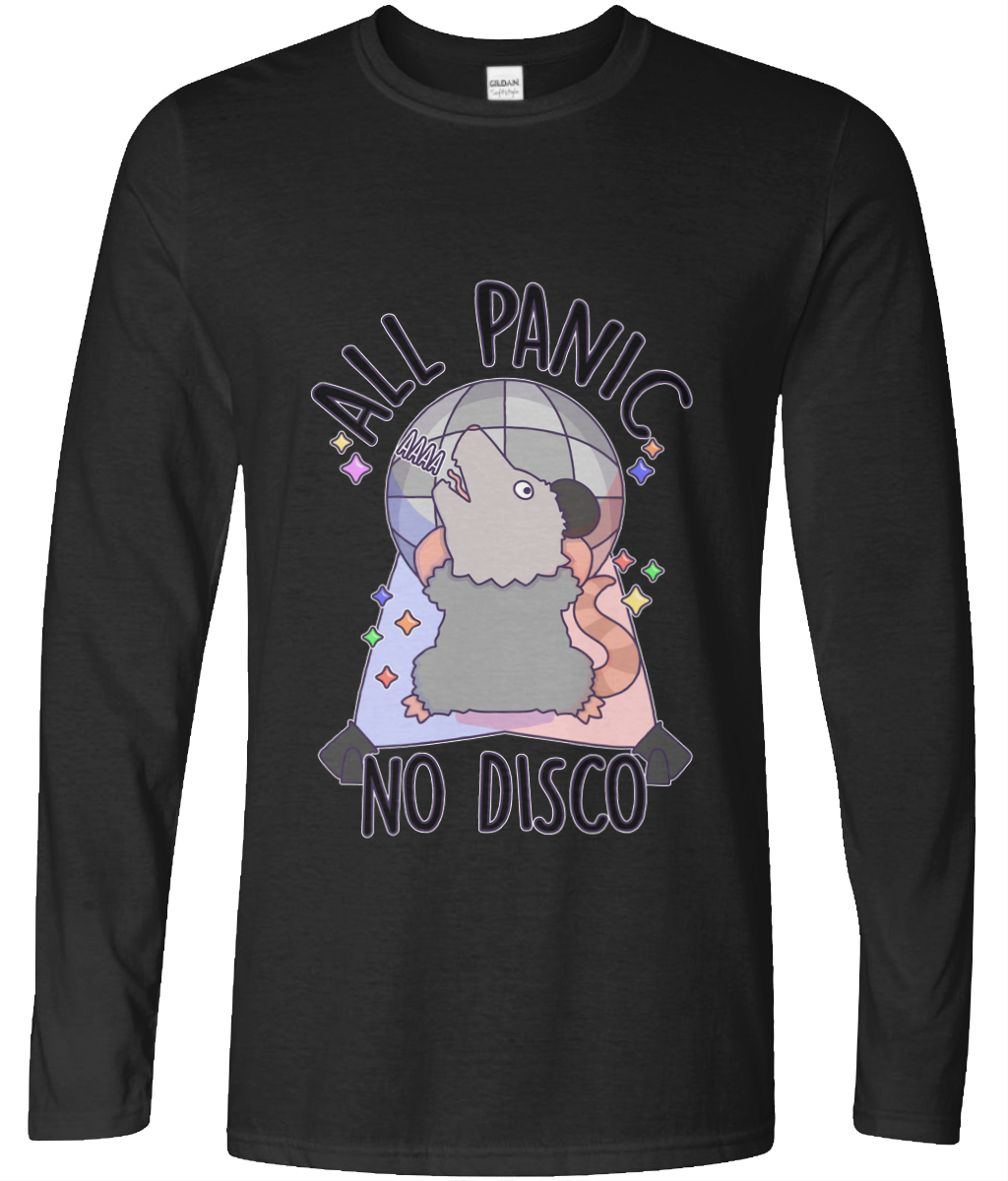 All Panic No Disco Long Sleeve Graphic Tee