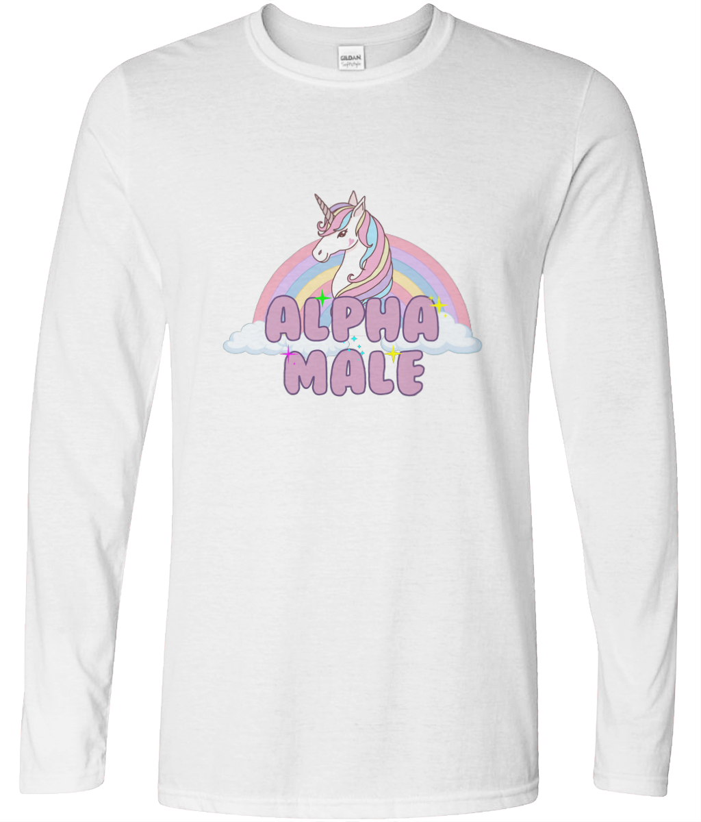 Alpha Male Long Sleeve Graphic Tee