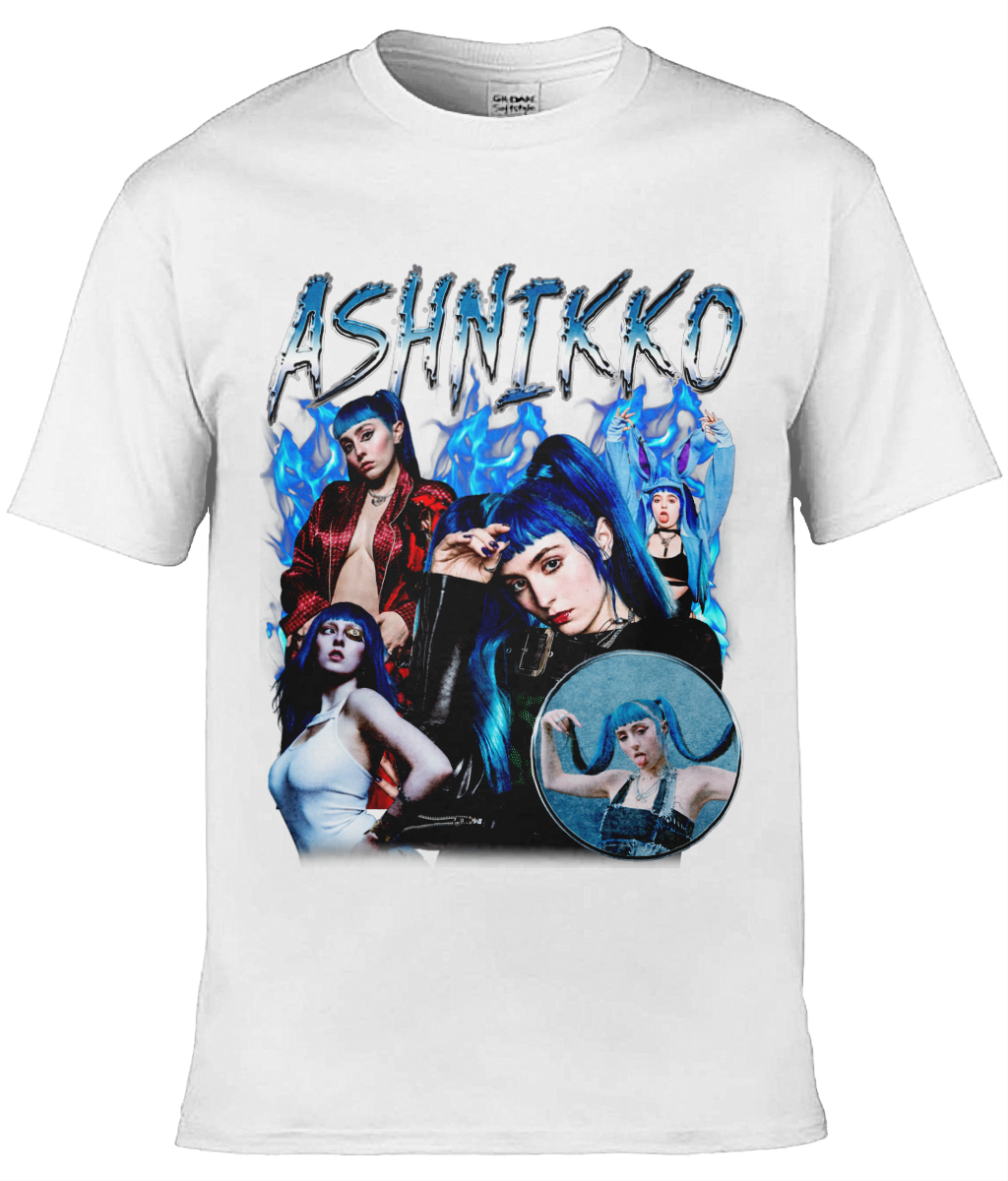 Blue Haired Rapper 90's Montage Tee