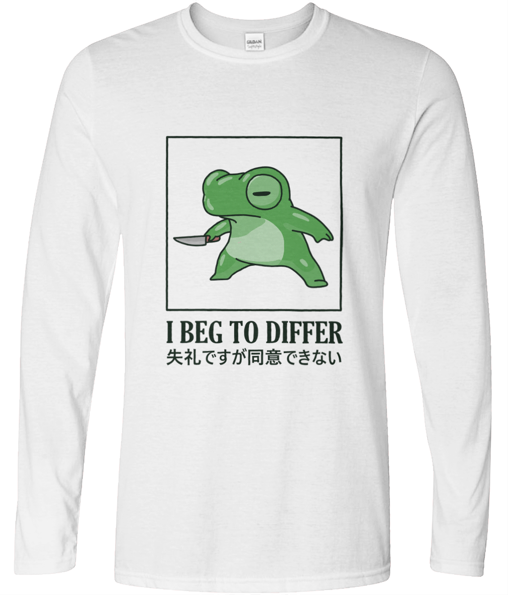 I Beg To Differ Long Sleeve Graphic Tee