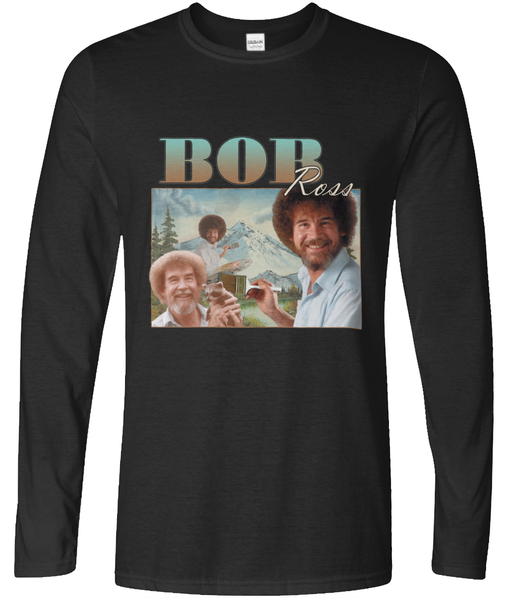 Happy Little Trees Long Sleeve 90's Montage Tee