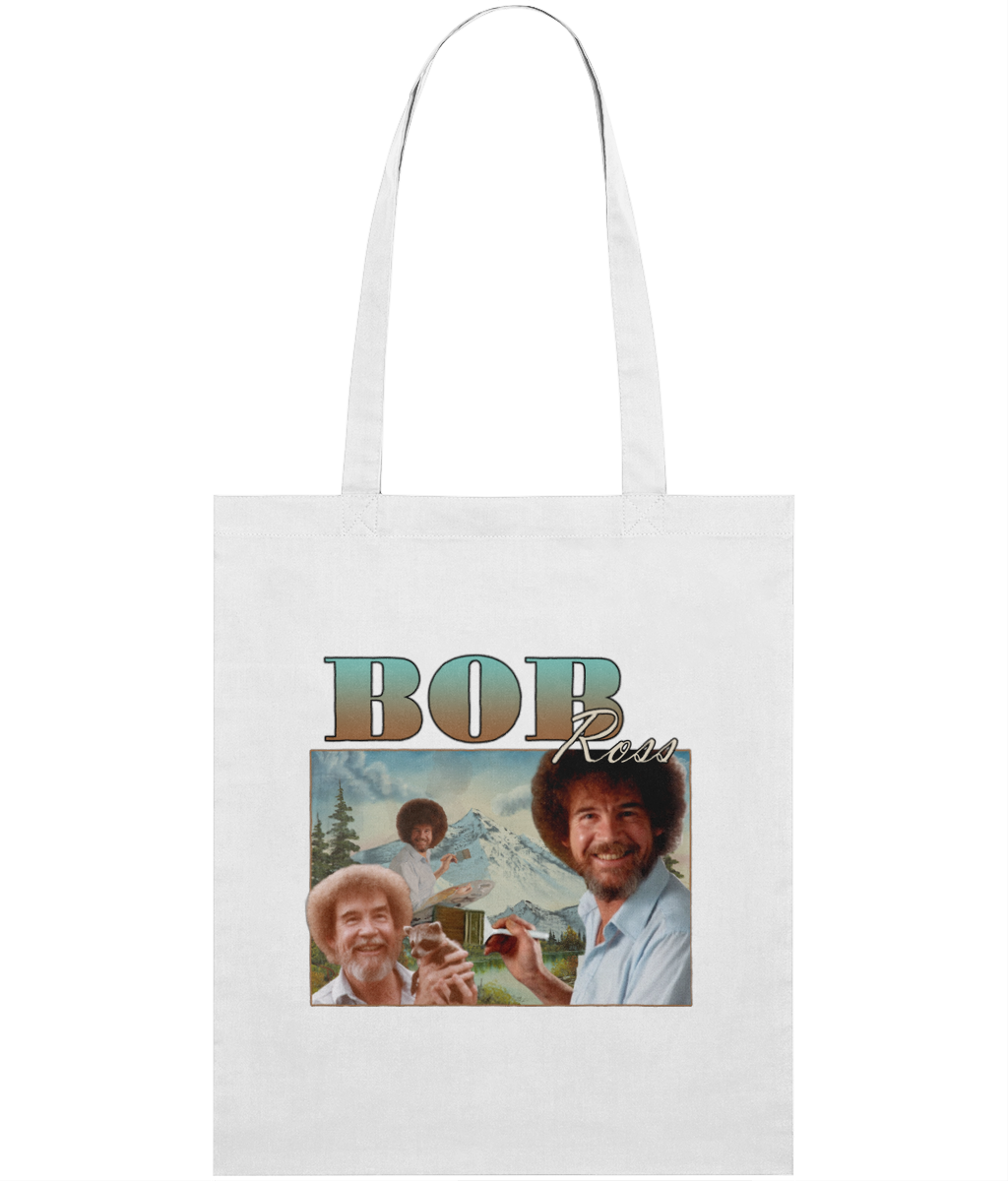 Happy Little Trees 90's Montage Tote Bag