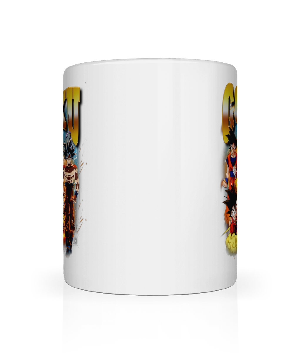 Goku Montage, Dragon Ball Z inspired Graphic Mug