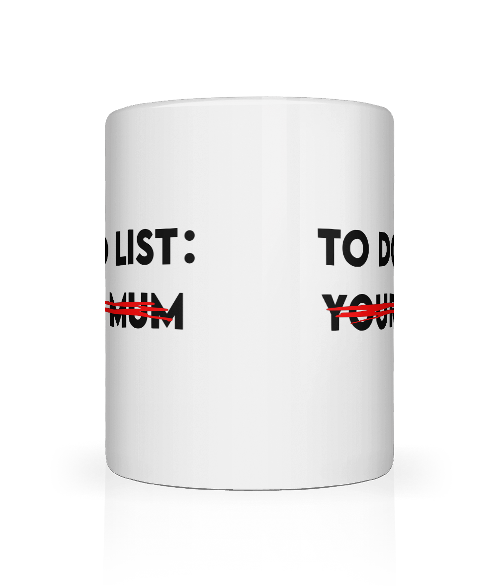 To Do List Graphic Mug