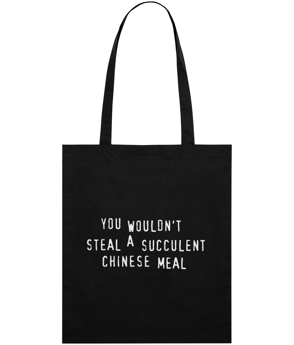 Chinese Meal Text Tote Bag
