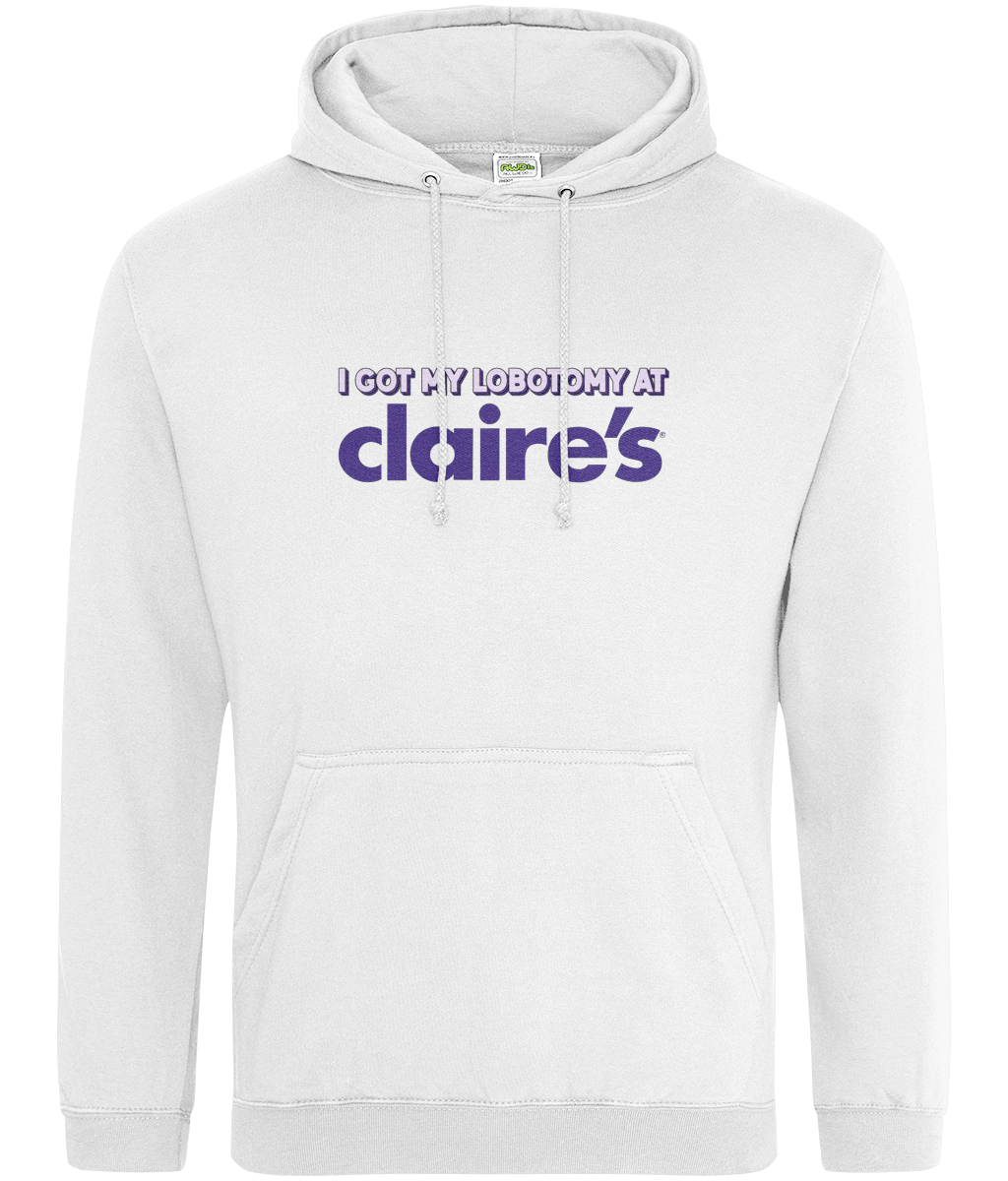 Claire's Lobotomy Text Hoodie
