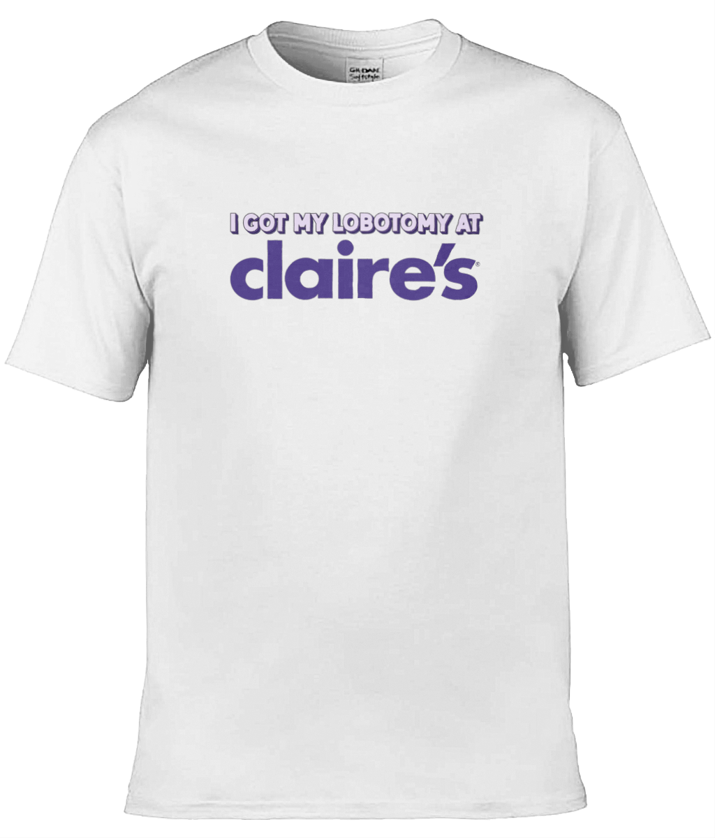 Claire's Lobotomy Text Tee