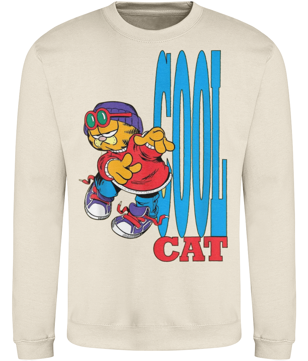 Cool Cat Graphic Sweatshirt