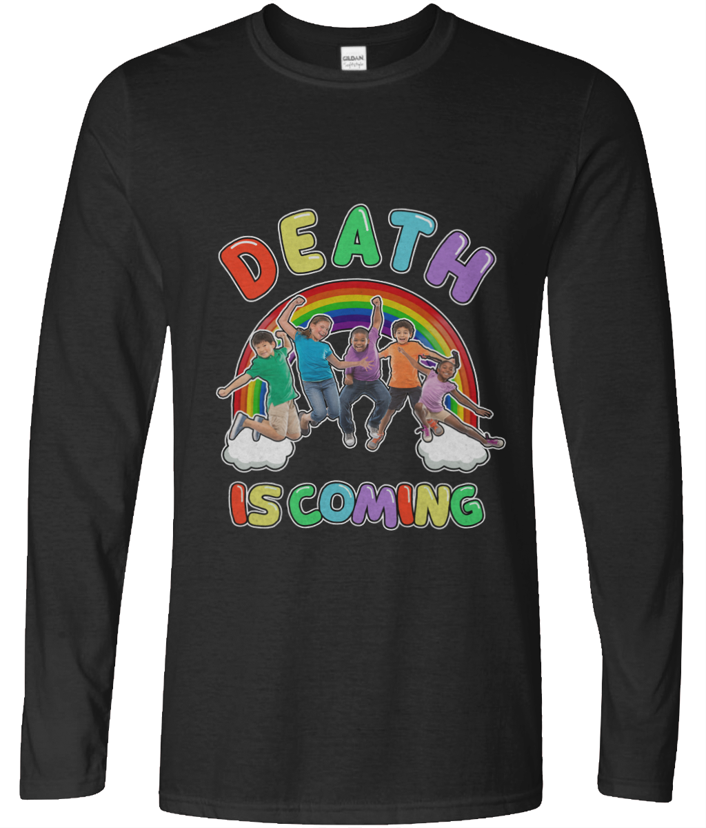 Death Is Coming Long Sleeve Graphic Tee