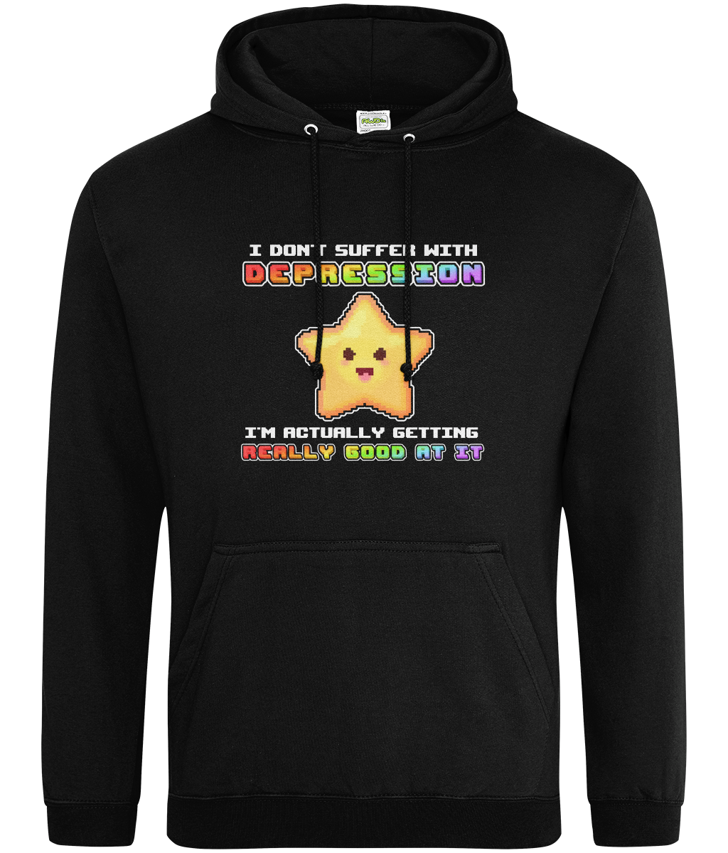 I Don't Suffer Depression Graphic Hoodie