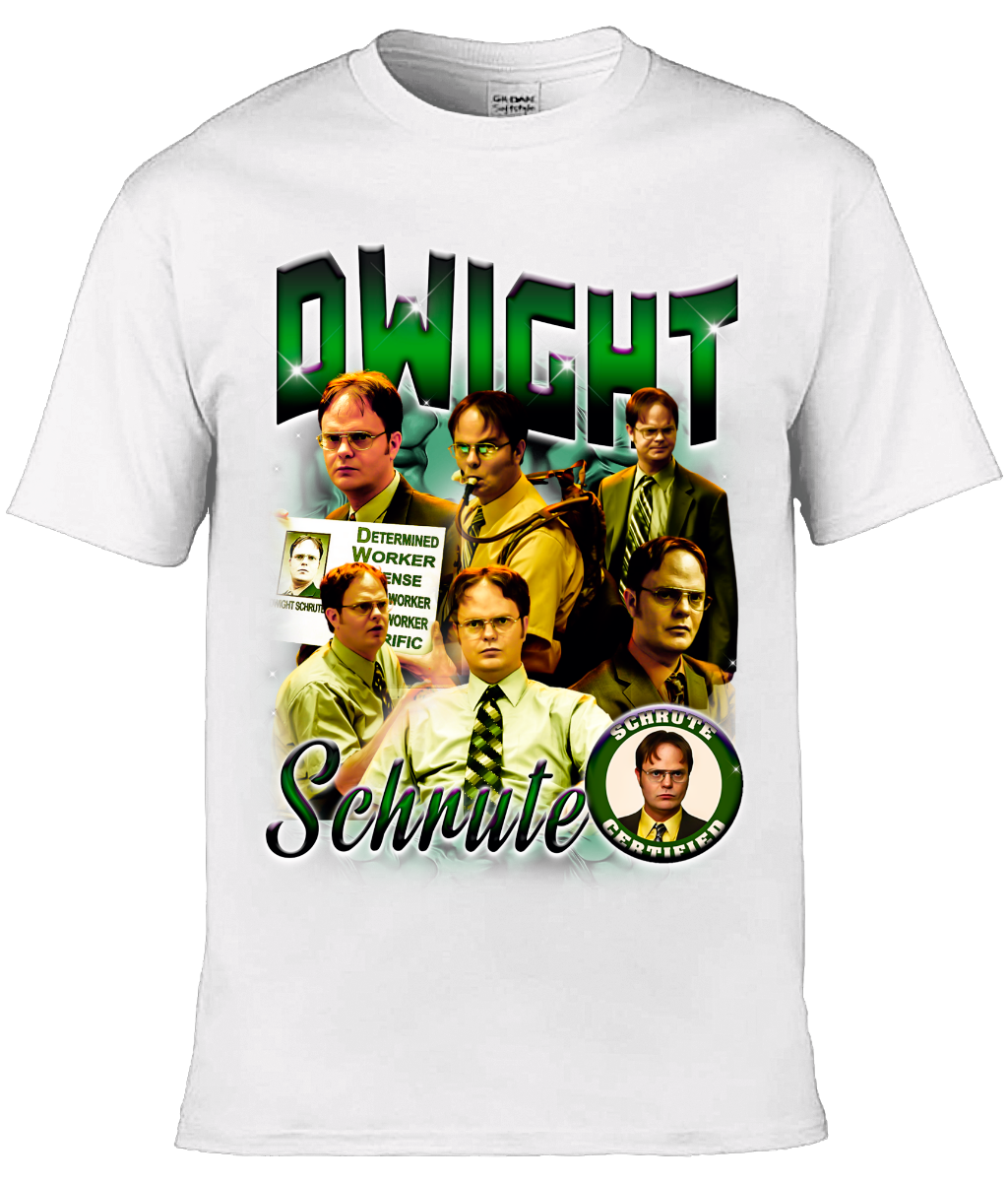 Office Worker 90's Montage Tee (Green)