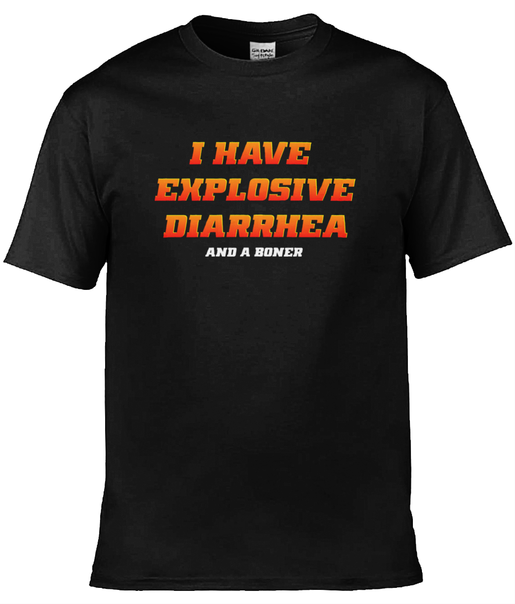 Explosive Diarrhea Text Tee