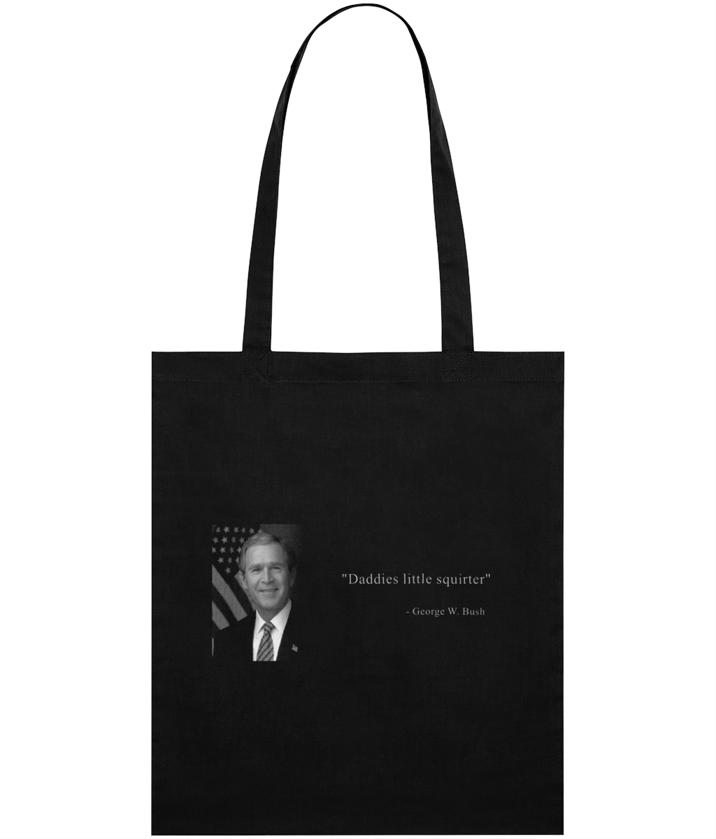 Daddy'a Little Squirter Graphic Tote Bag