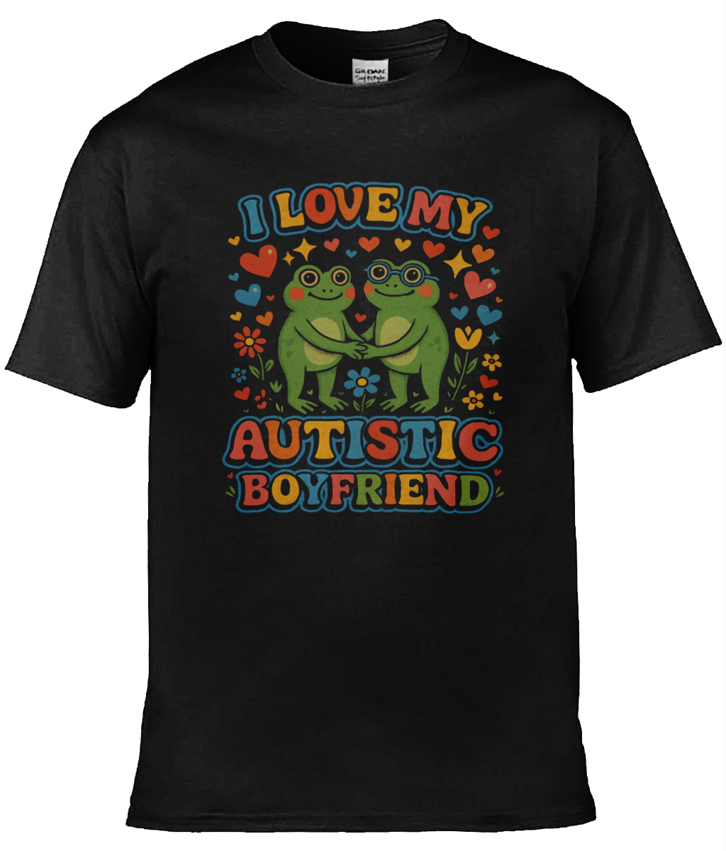 I Love My Autistic Boyfriend Graphic Tee