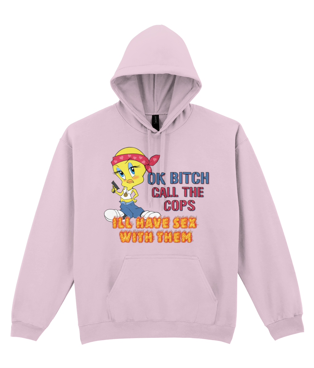 Ok Bitch Call The Cops Graphic Hoodie