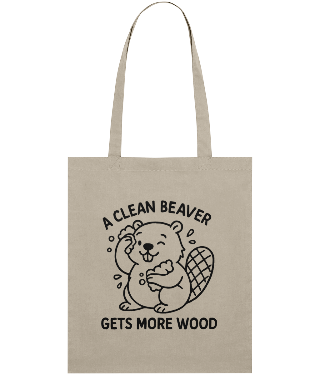 A Clean Beaver Graphic Tote Bag