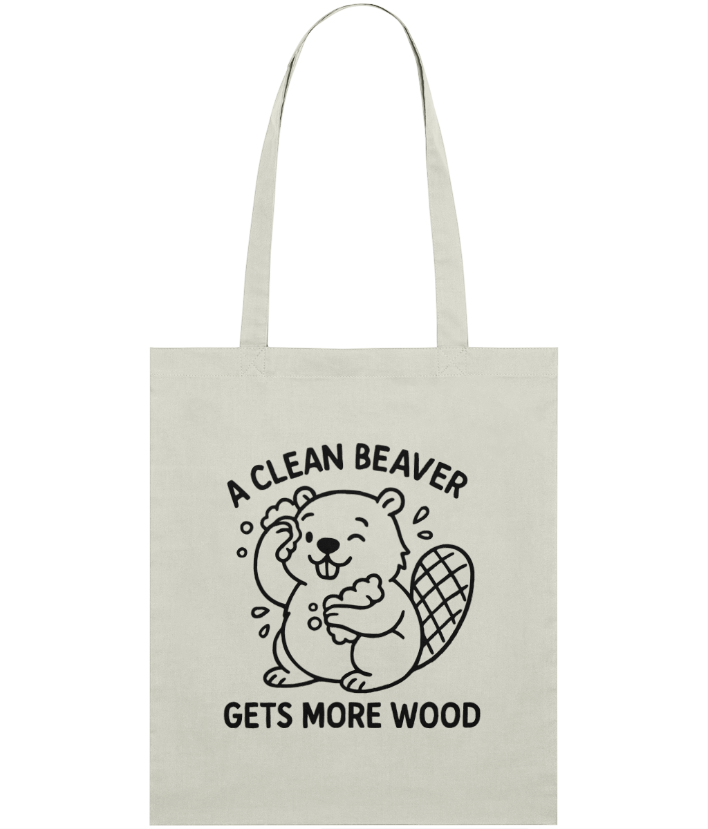 A Clean Beaver Graphic Tote Bag
