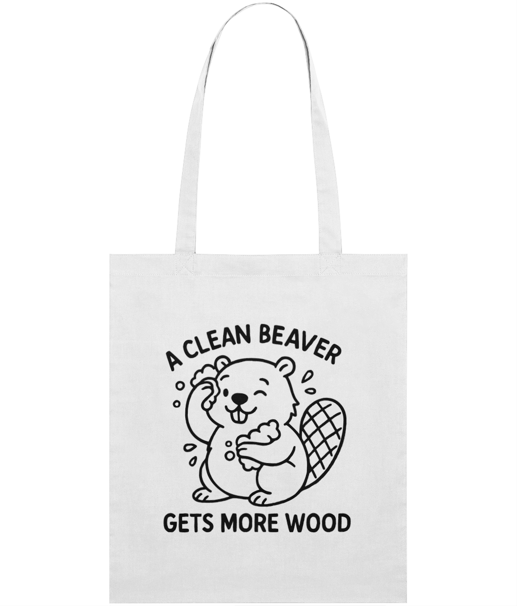 A Clean Beaver Graphic Tote Bag