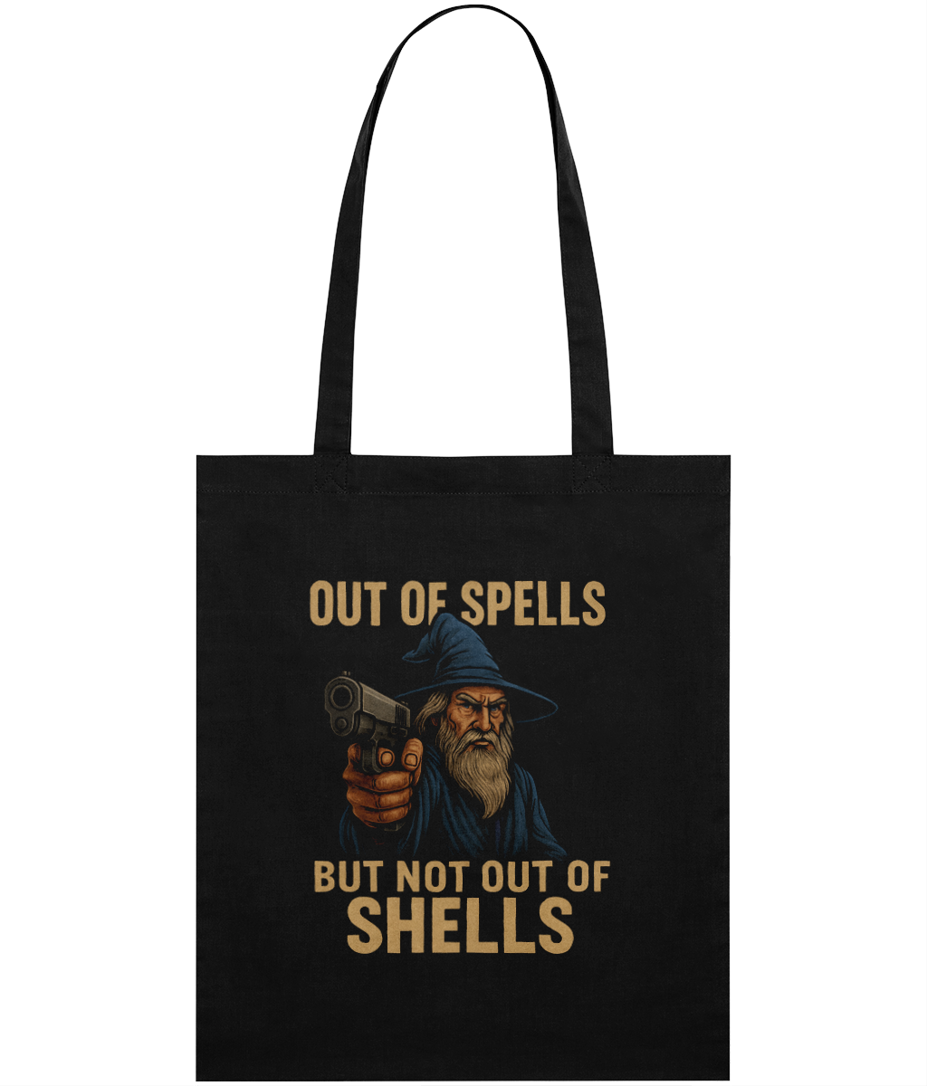 Out Of Spells But Not Out Of Shells Graphic Tote Bag