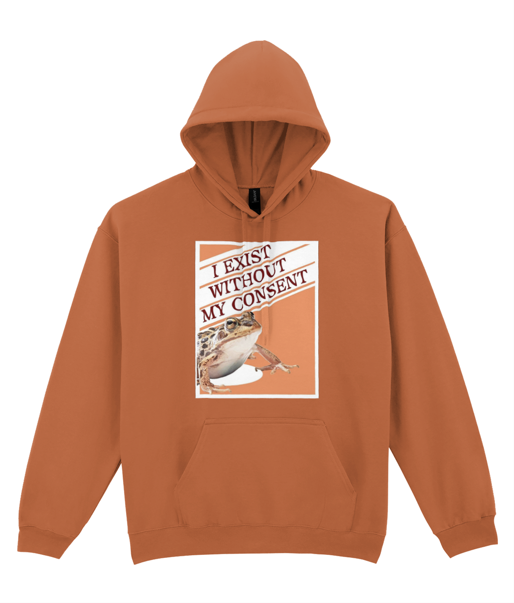 I Exist Without My Consent Graphic Hoodie