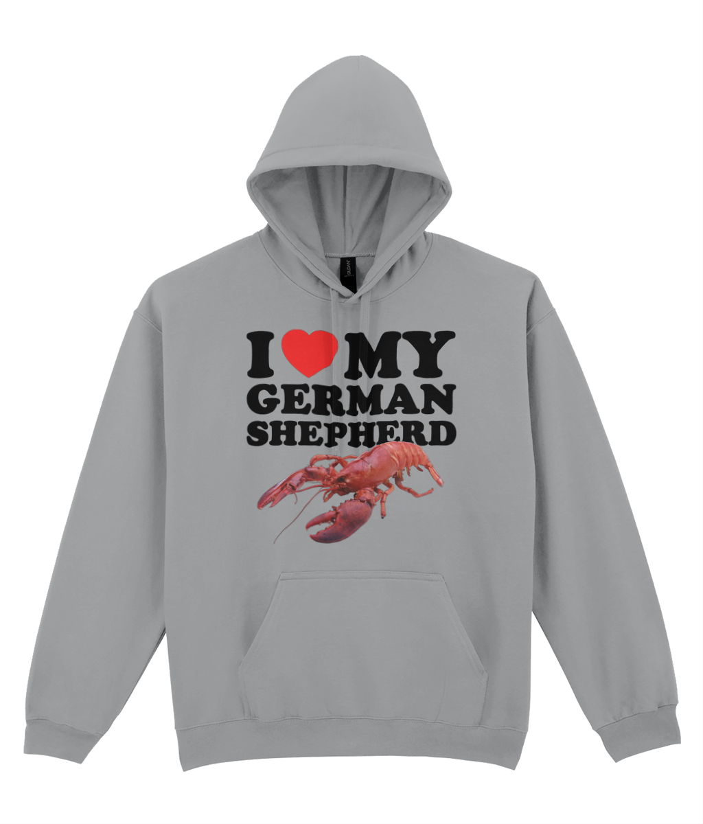 I Love My German Shepherd Graphic Hoodie