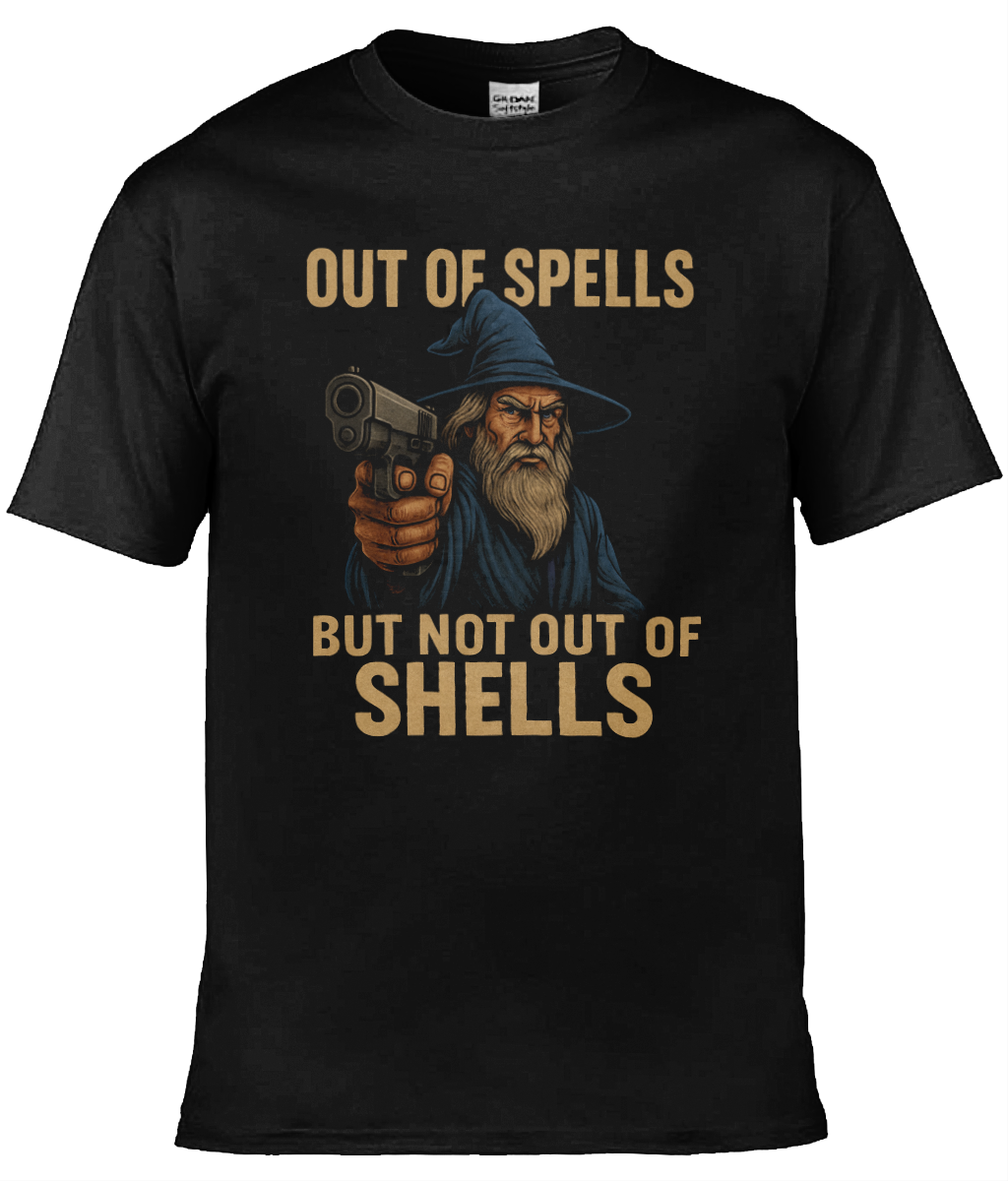 Out Of Spells Graphic Tee