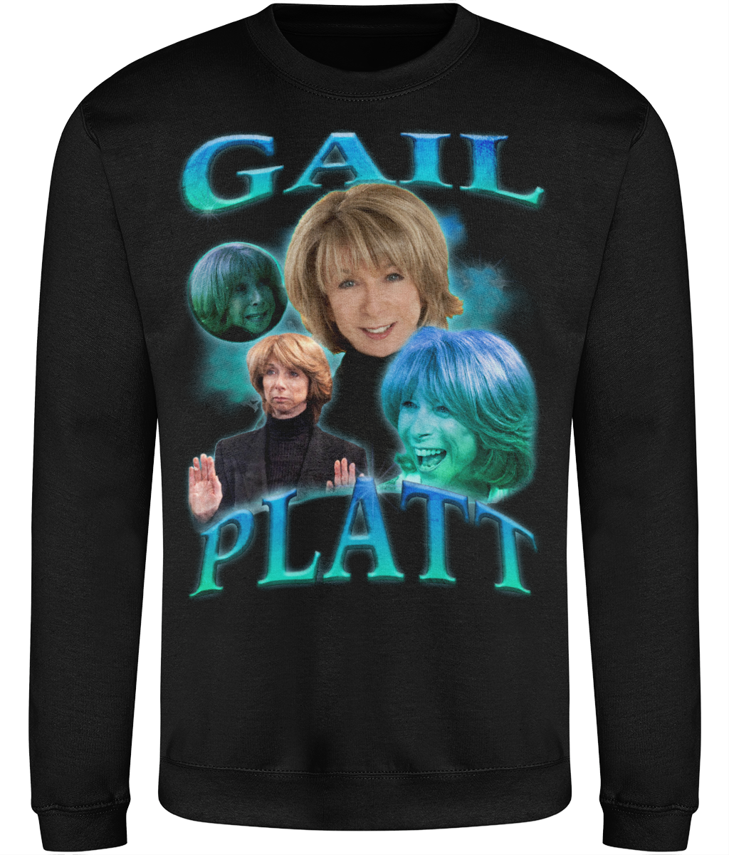 Divorced, Beheaded and Died 90's Montage Sweatshirt (Blue)