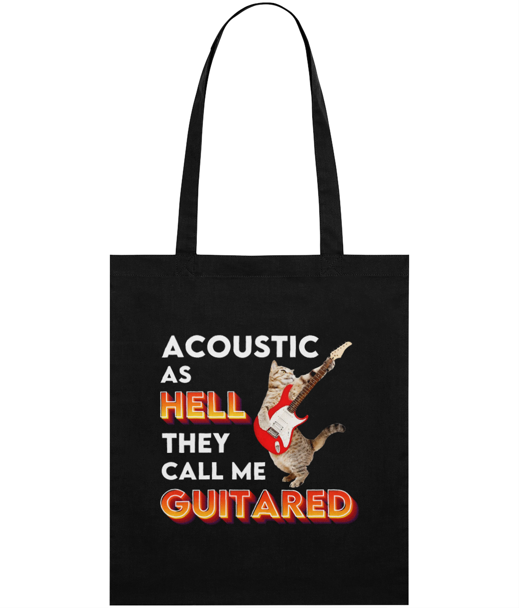 Acoustic As Hell Graphic Tote Bag