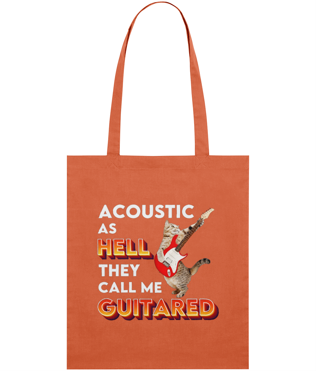 Acoustic As Hell Graphic Tote Bag