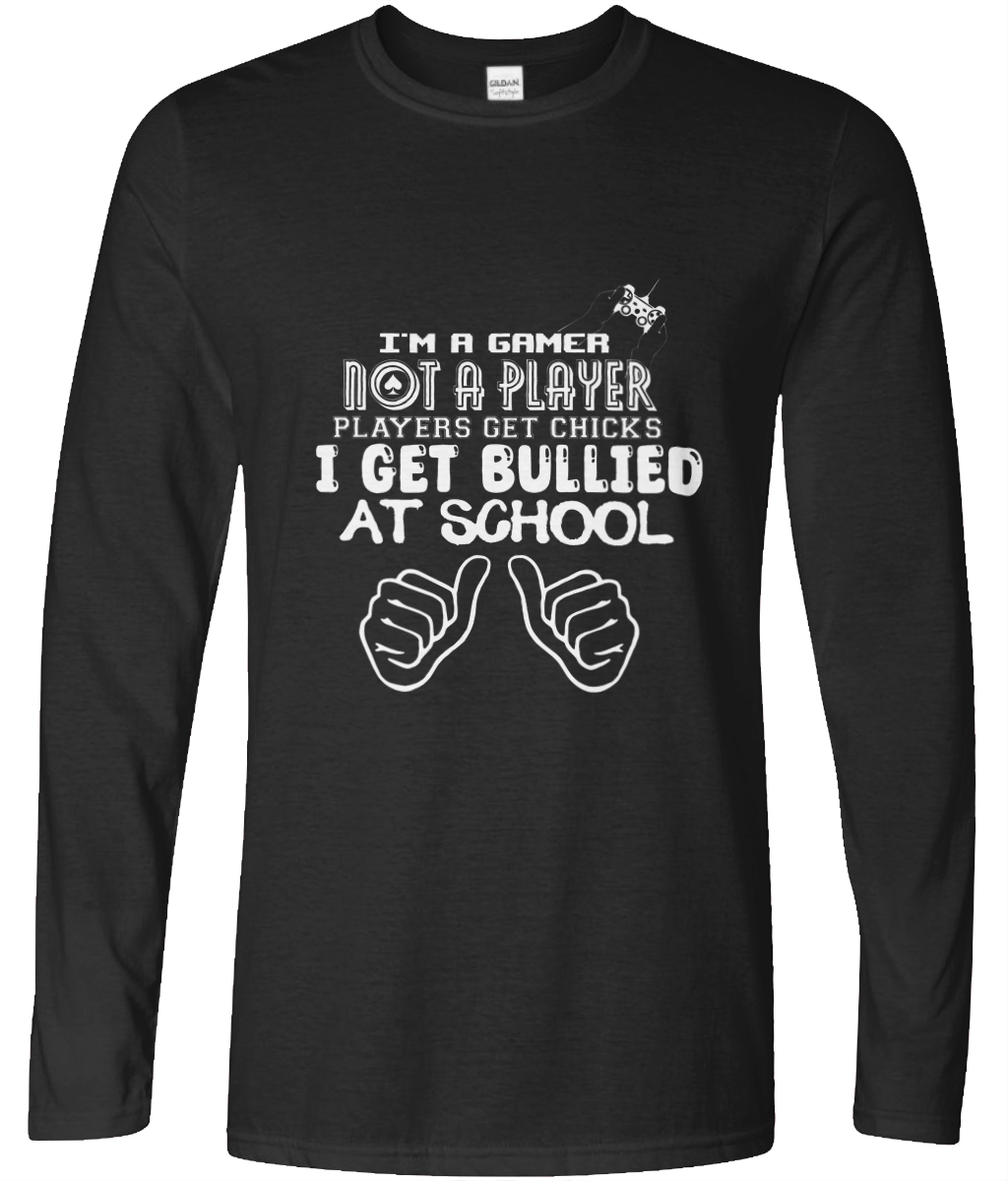 I'm A Gamer Long Sleeve Text Tee