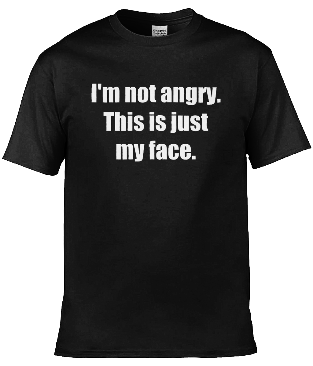 Just My Face Text Tee