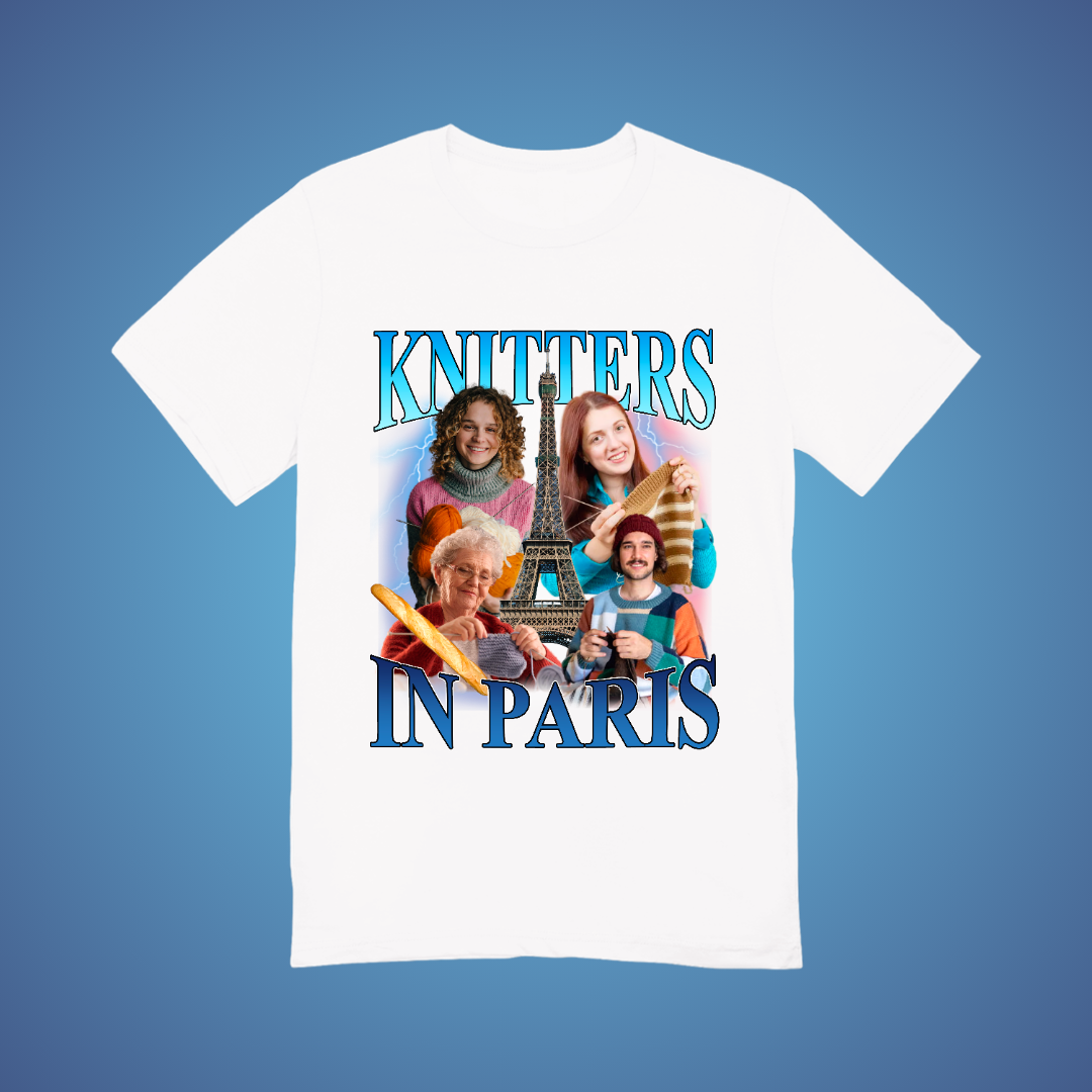 Knitters In Paris Graphic Tee