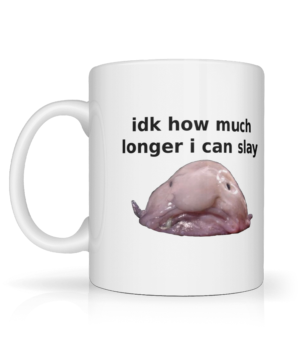IDK Blobfish Graphic Mug