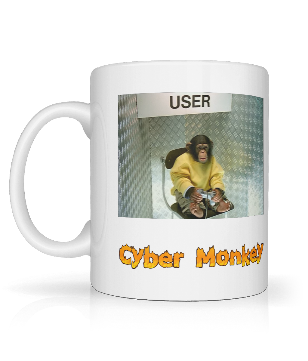 Cyber Monkey Graphic Mug