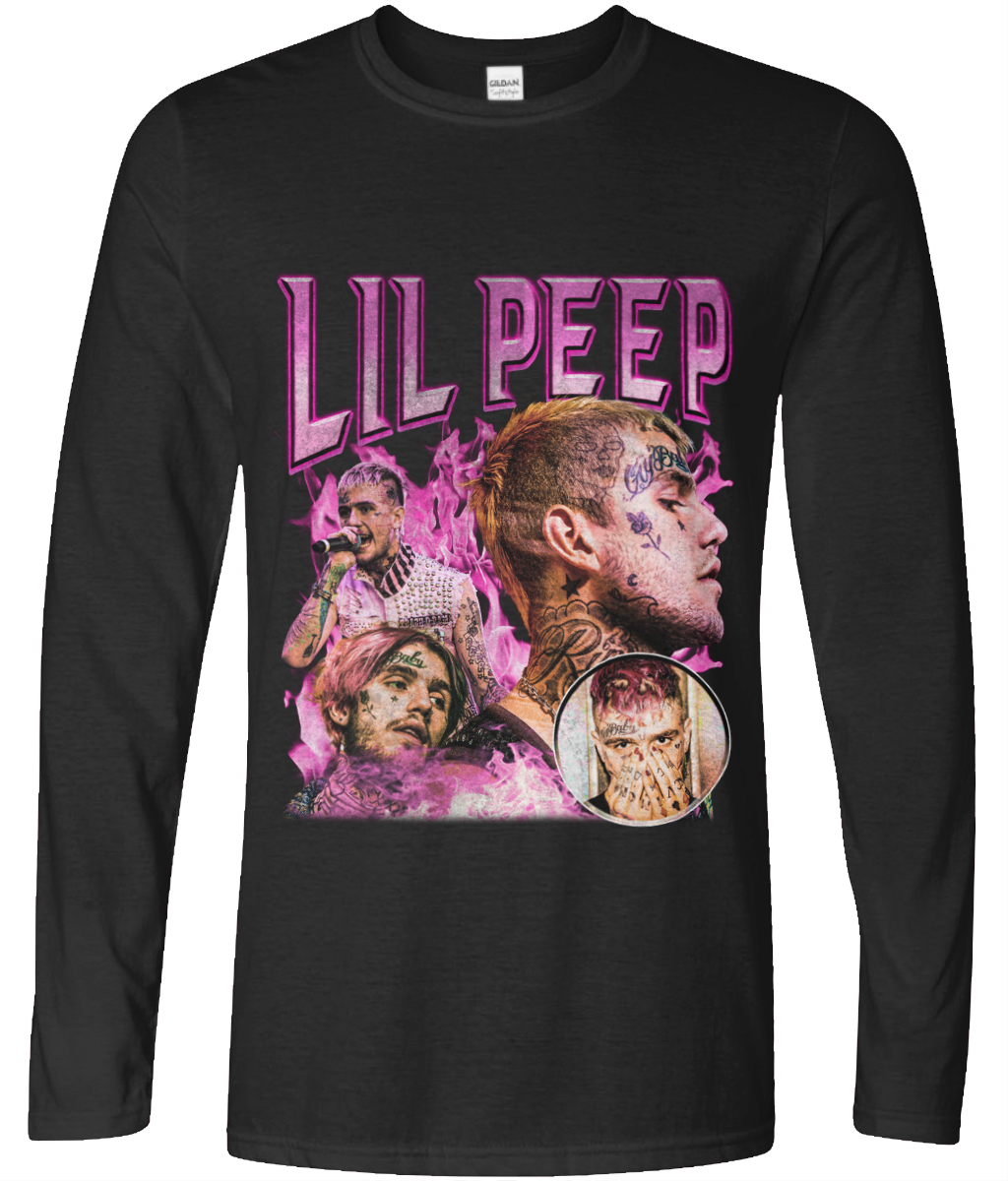 Emo Rapper Long Sleeve 90's Montage Tee