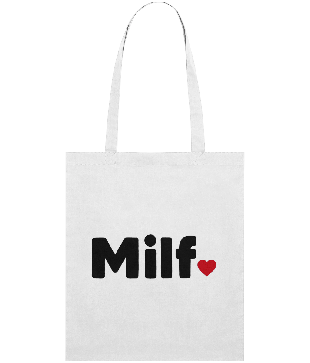 MILF Text Tote Bag
