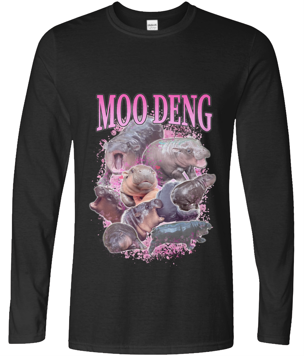 MooDeng Long Sleeve 90's Montage Tee
