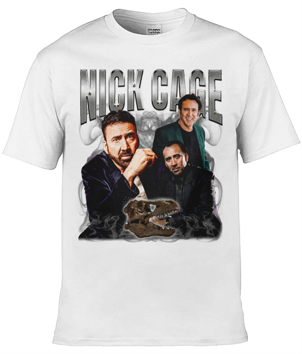 "Put the bunny back in the box." 90's Montage Tee