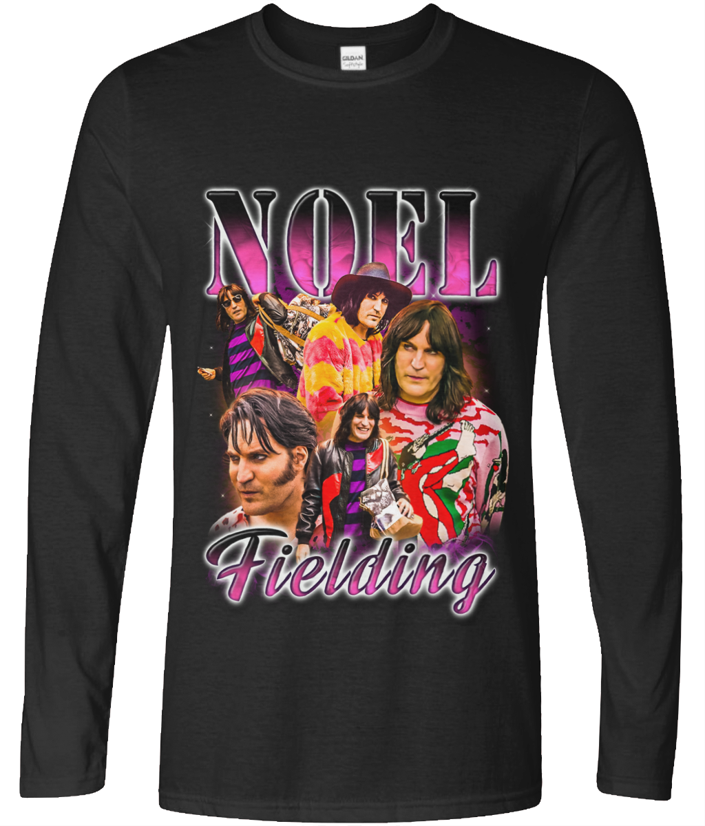 English Funny Guy Long Sleeve 90's Montage Tee