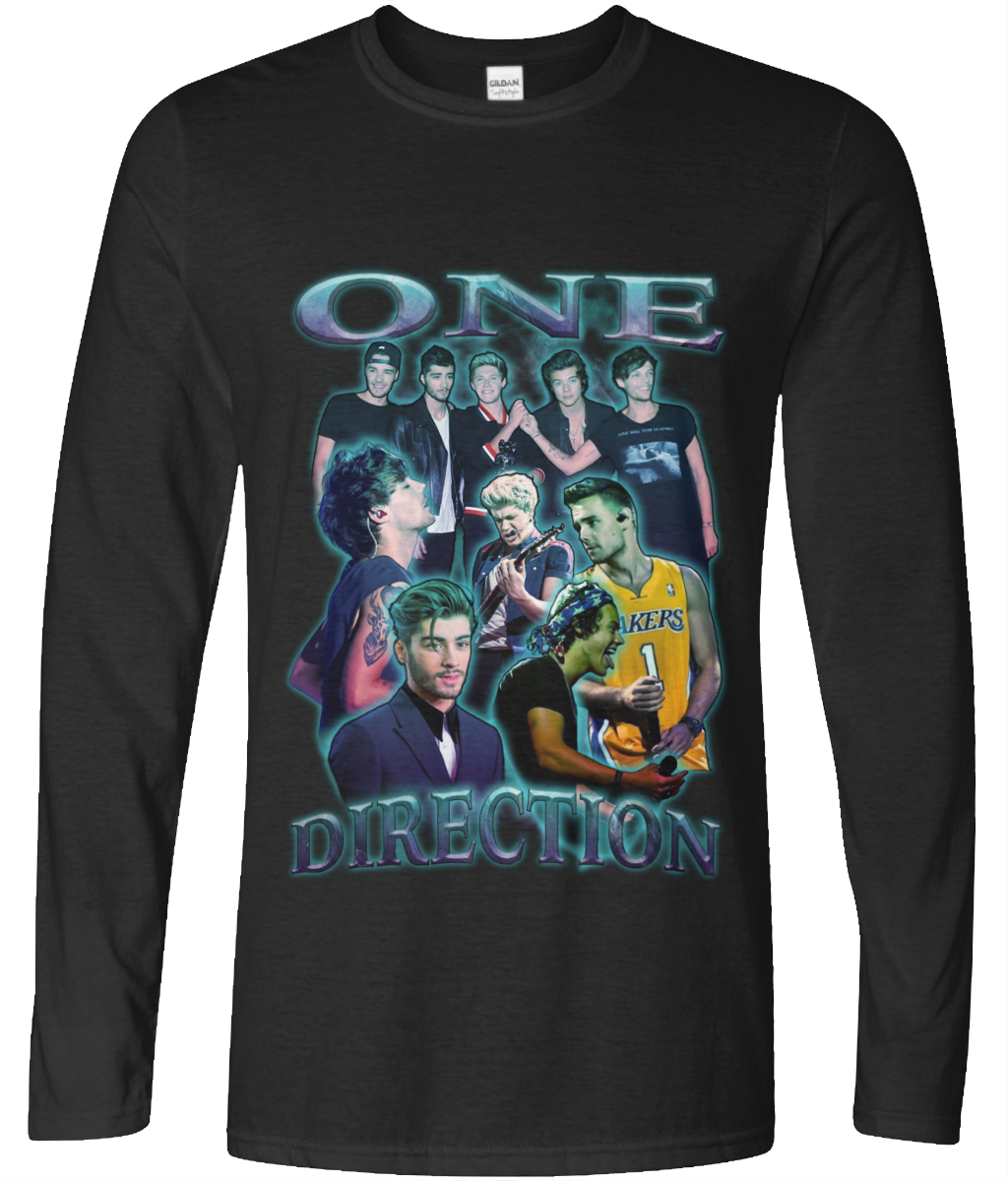 Five Directions Long Sleeve 90's Montage Tee