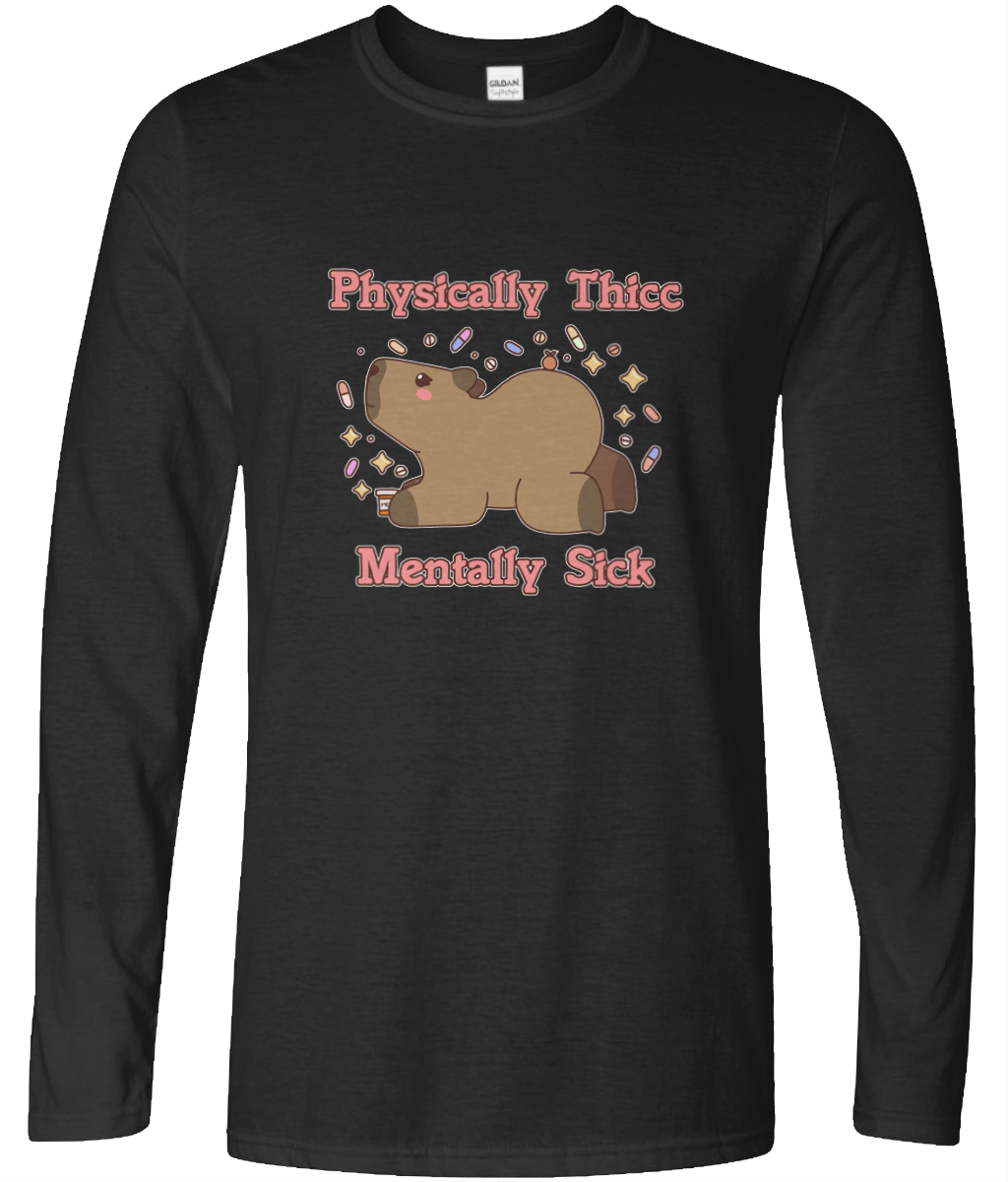 Physically Thicc Long Sleeve Graphic Tee