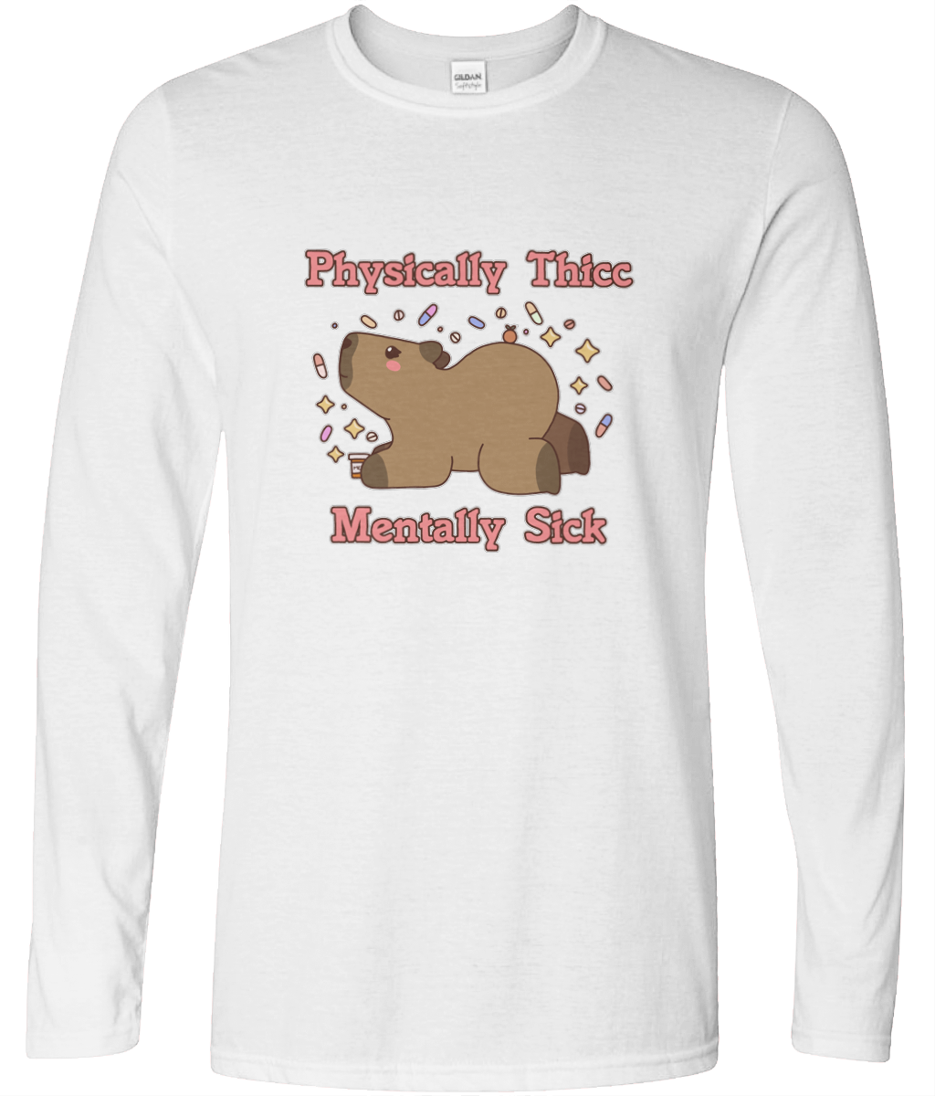 Physically Thicc Long Sleeve Graphic Tee