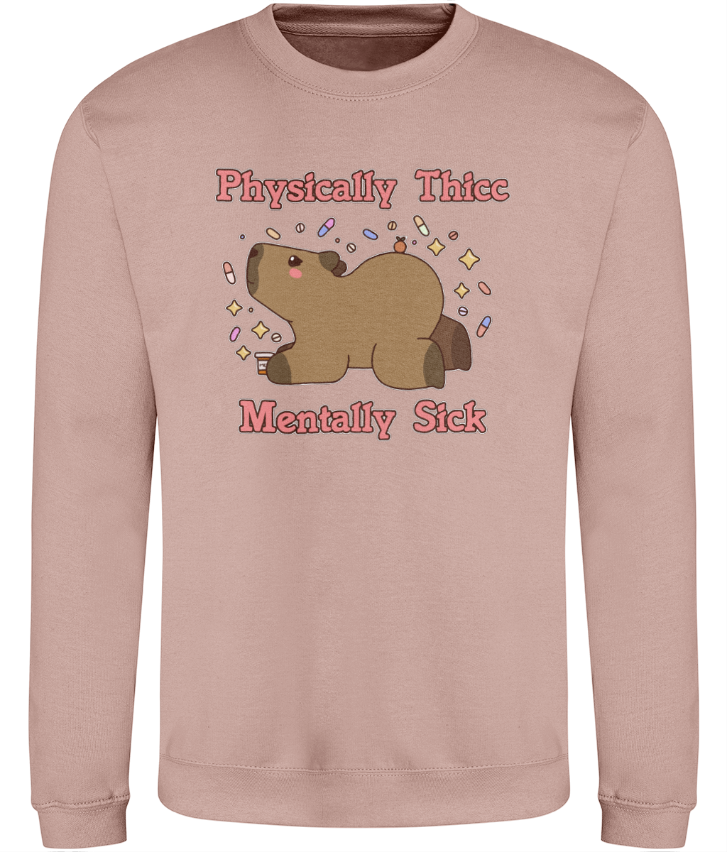 Physically Thicc Graphic Sweatshirt