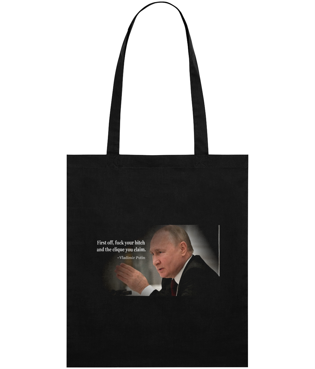 First Off Graphic Tote Bag